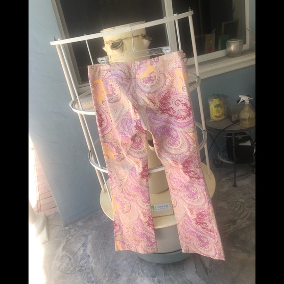 Work Order Pink Floral Snap Pants. Sz. 6. Like New - Picture 2 of 4